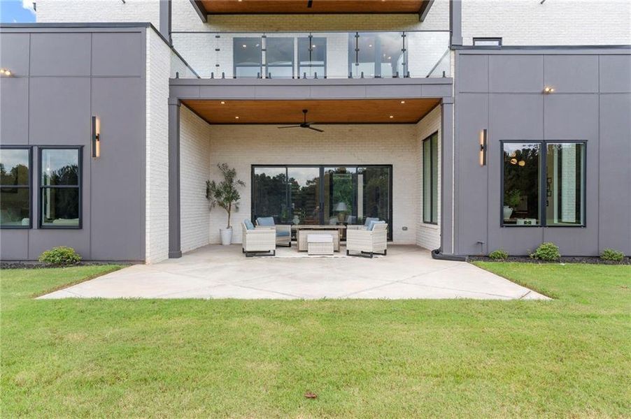 Exterior details and patio area of a home in , McDonough (Image 45).