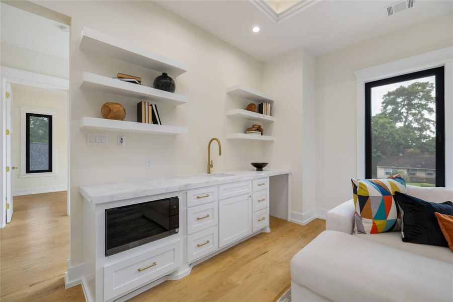 Furnished interior view inside a new home in , Houston (Image 18).