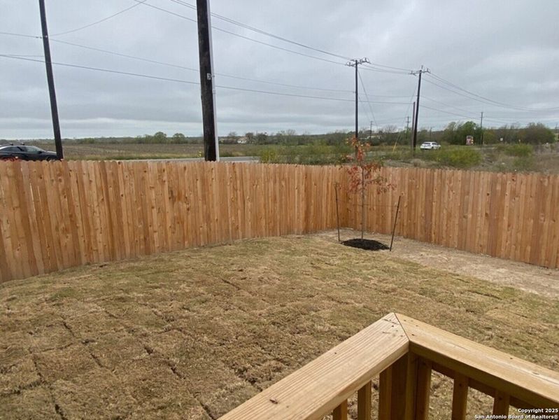Exterior details and patio area of a home in , Converse (Image 3). Exterior details and patio area of a home in , Converse (Image 3).