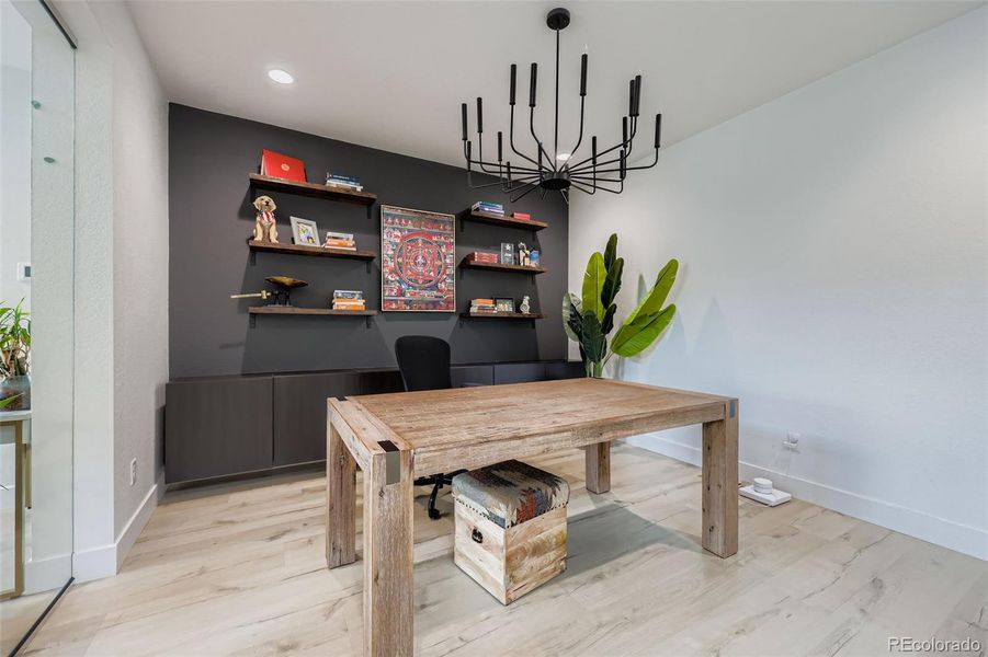 Furnished interior view inside a new home in , Castle Pines (Image 12).