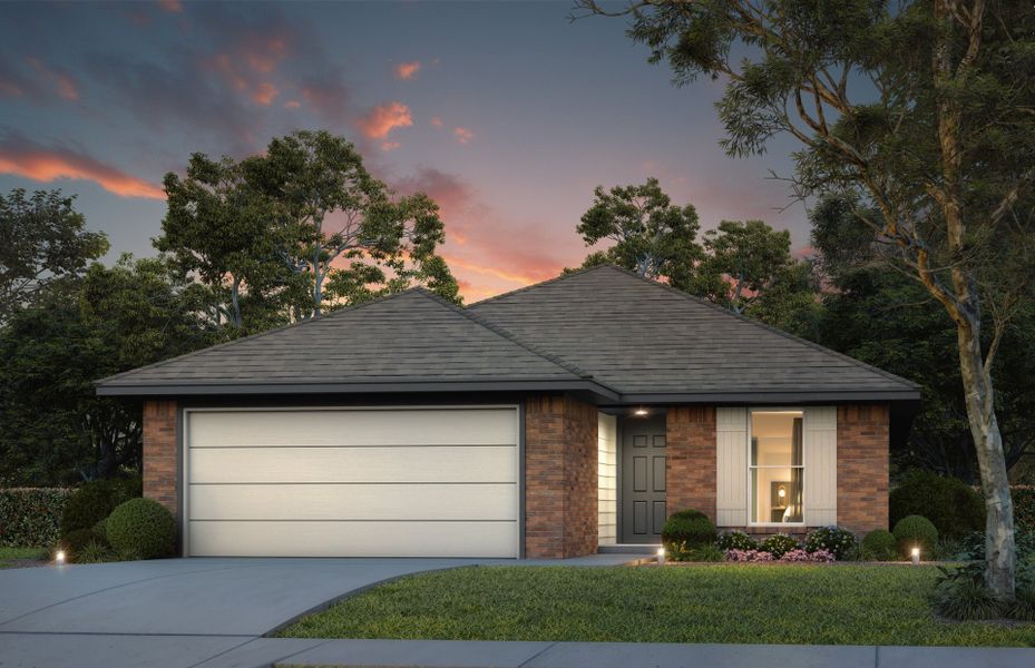 Front exterior of a home in the Hill & Dale Ranch community, located in Splendora, TX (Image 16).
