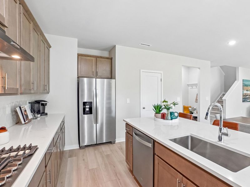 Furnished interior view inside a new home in The Heritage at Buffaloe Reserve, Raleigh (Image 6).