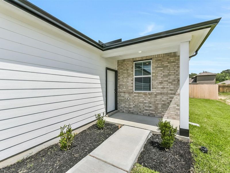 Exterior details and patio area of a home in Liberty Estates, Cleveland (Image 3).