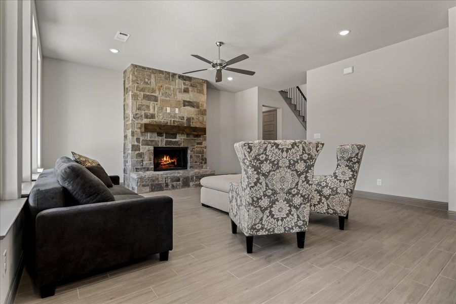 Furnished interior view inside a new home in Spring Valley Ranch, Paradise (Image 11). Furnished interior view inside a new home in Spring Valley Ranch, Paradise (Image 11).