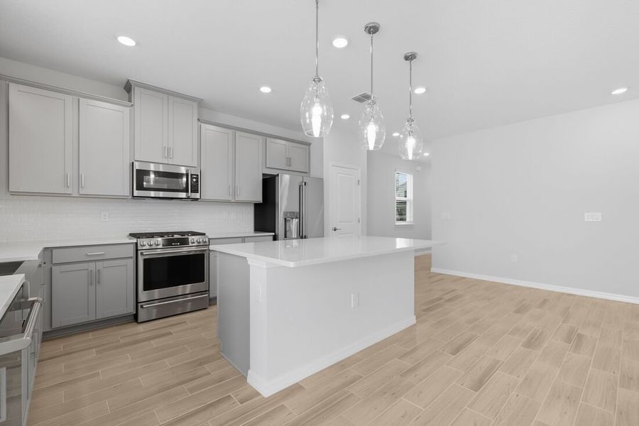 Furnished interior view inside a new home in Cherry Elm at SilverLeaf, St. Augustine (Image 7).
