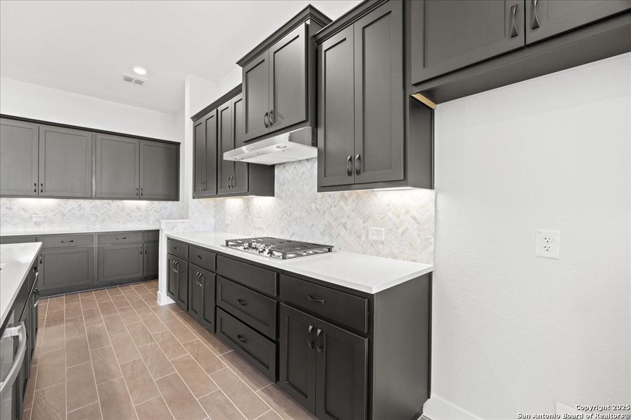 Furnished interior view inside a new home in Village at Three Oaks, Seguin (Image 11). Furnished interior view inside a new home in Village at Three Oaks, Seguin (Image 11).