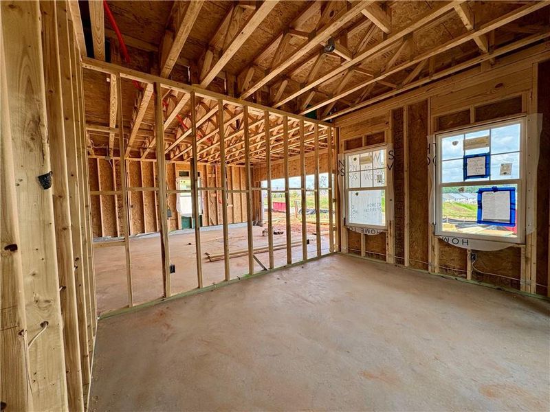In-progress construction of a new home in Eastlyn Crossing, Flowery Branch, GA (Image 10). In-progress construction of a new home in Eastlyn Crossing, Flowery Branch, GA (Image 10).