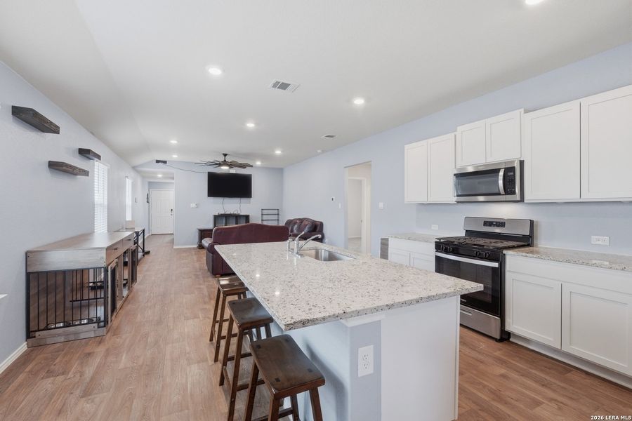 Furnished interior view inside a new home in Preserve at Medina, Von Ormy (Image 27).