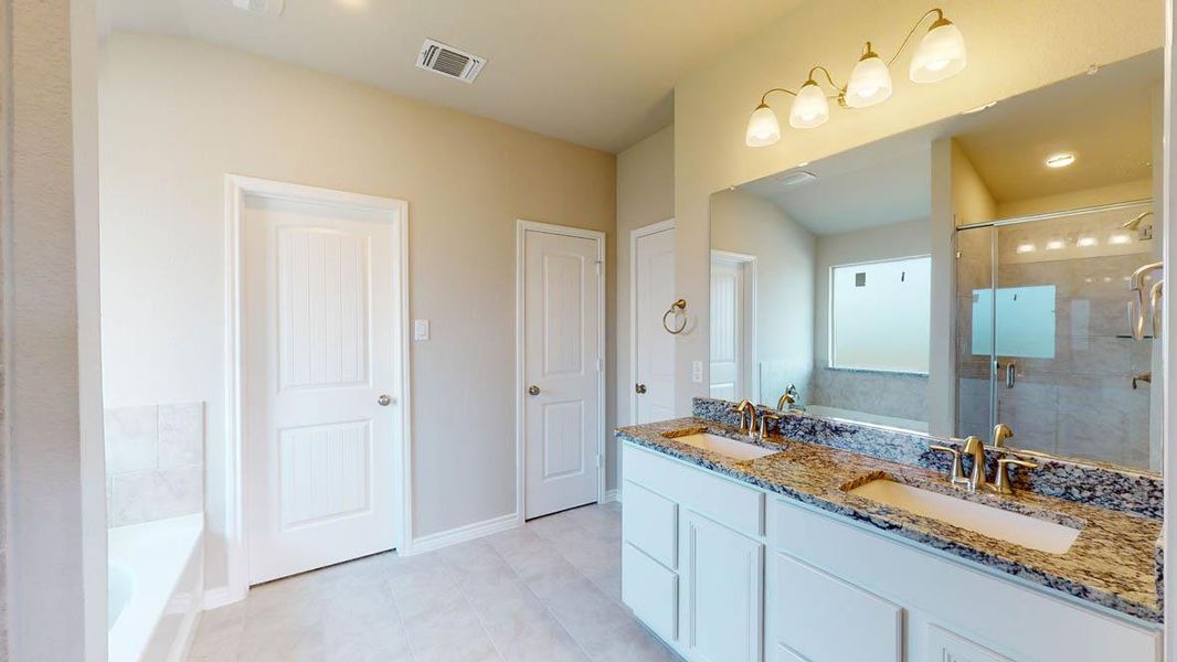 Furnished interior view inside a new home in Turnbo Ranch Traditions, Killeen (Image 6). Furnished interior view inside a new home in Turnbo Ranch Traditions, Killeen (Image 6).