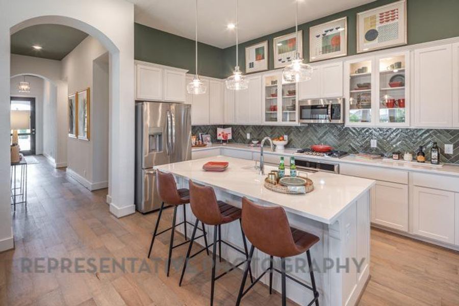 Furnished interior view inside a new home in Gateway Village - The Reserve: 50ft. lots, Denison (Image 22). Furnished interior view inside a new home in Gateway Village - The Reserve: 50ft. lots, Denison (Image 22).