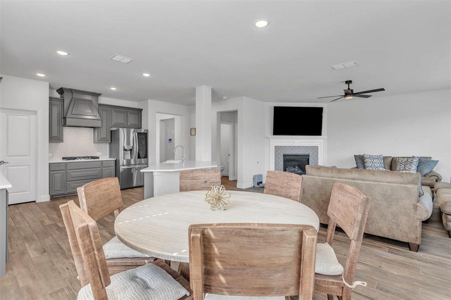 Furnished interior view inside a new home in , Forney (Image 4).