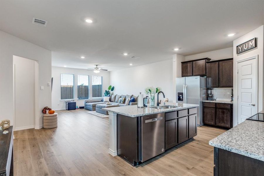 Furnished interior view inside a new home in , Anna (Image 24). Furnished interior view inside a new home in , Anna (Image 24).