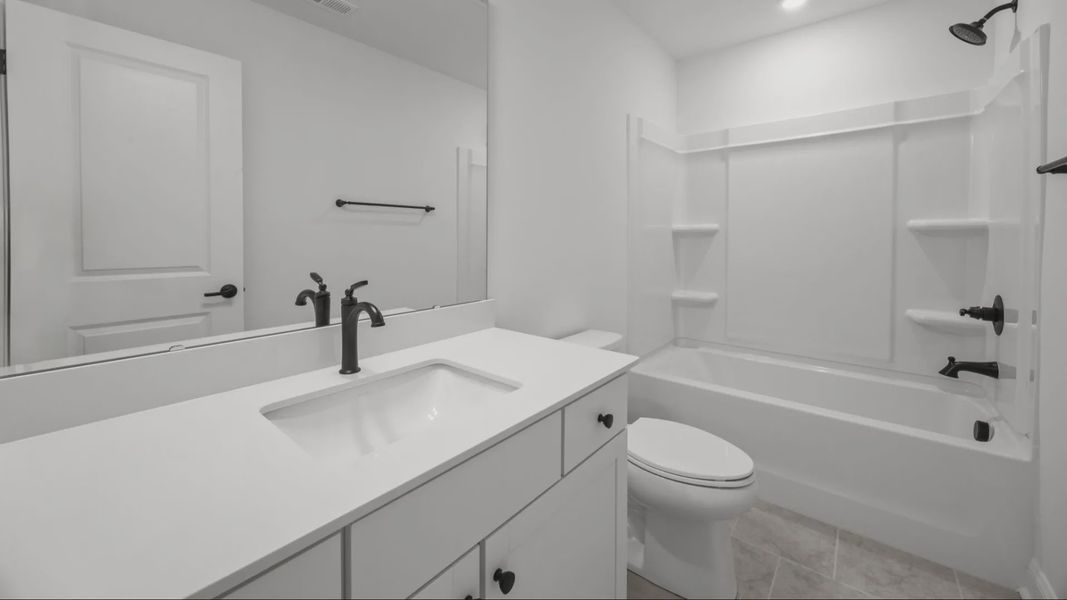 The Norris Plan by DRB Homes in McBride Indian Trail, NC - Bathroom 2 The Norris Plan by DRB Homes in McBride Indian Trail, NC - Bathroom 2