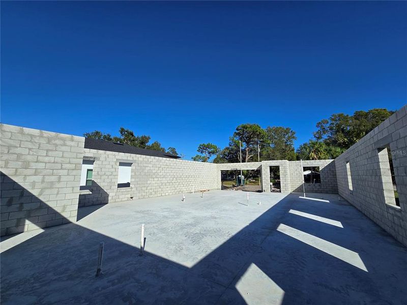 In-progress construction of a new home in , Clearwater, FL (Image 19). In-progress construction of a new home in , Clearwater, FL (Image 19).