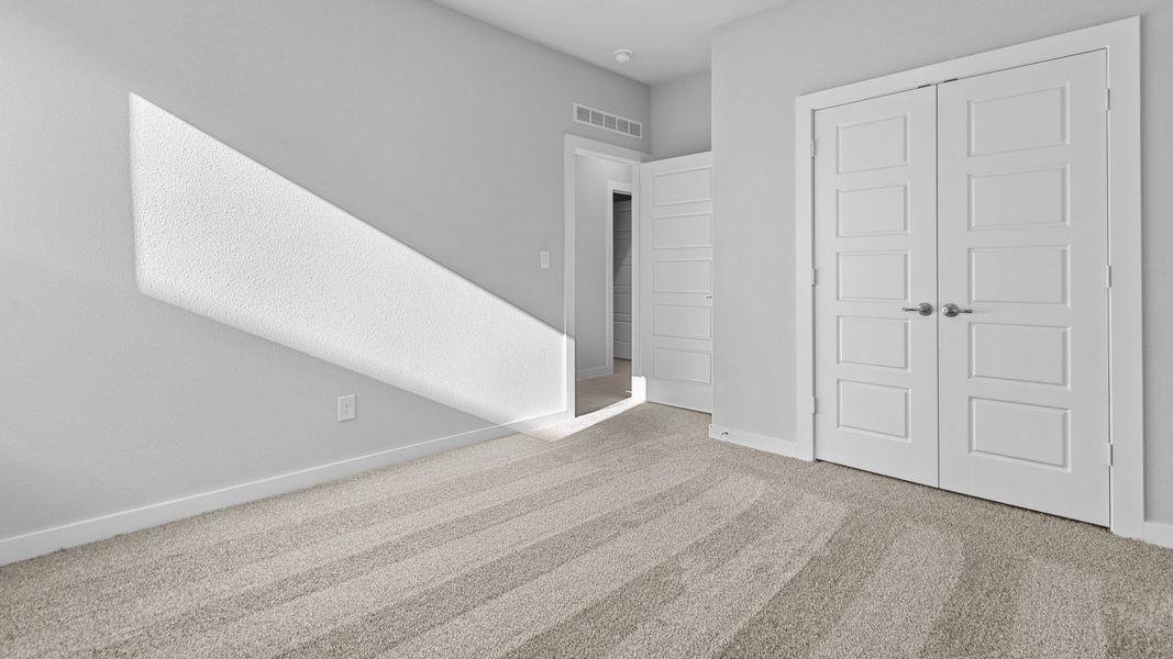 Representative unfurnished interior of a home built from the Live Oak by D.R. Horton in Northwest Passage, Midland (Image 21). Representative unfurnished interior of a home built from the Live Oak by D.R. Horton in Northwest Passage, Midland (Image 21).
