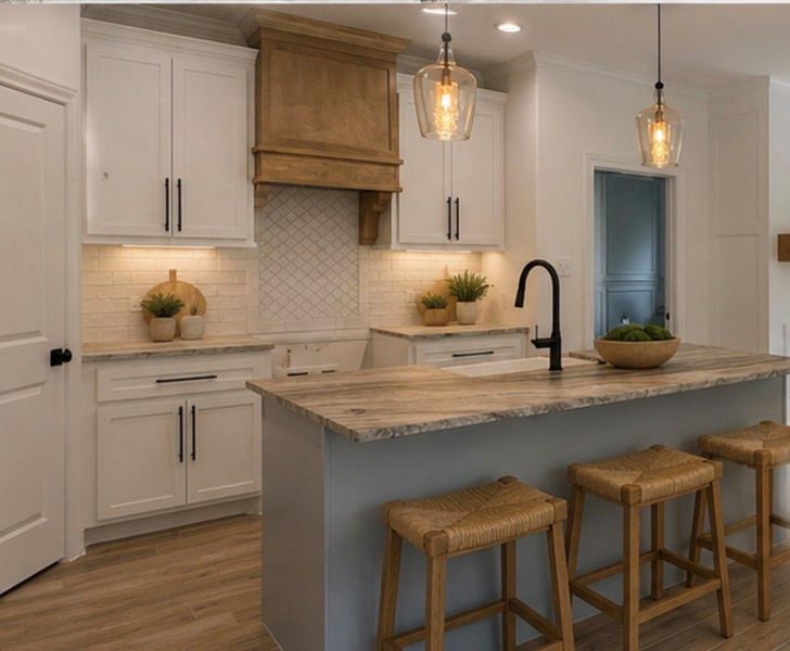 Furnished interior view inside a new home in , Conroe (Image 13).