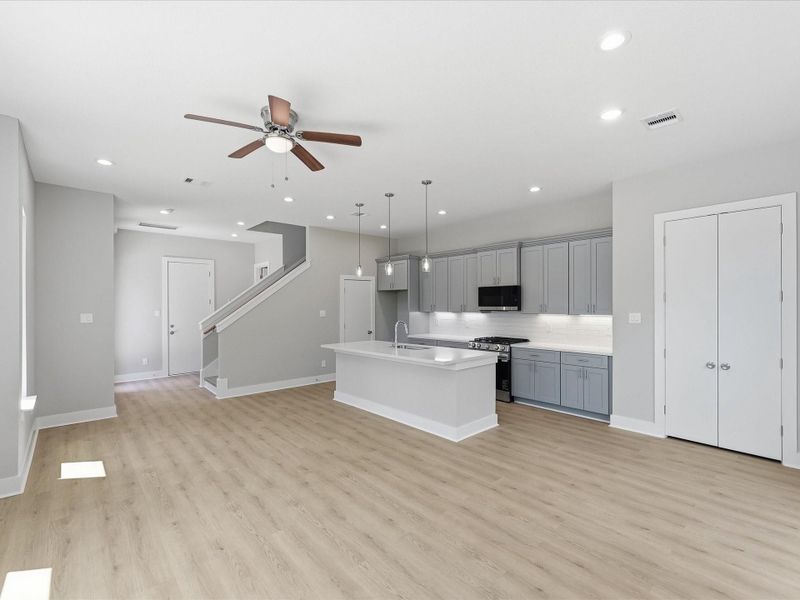 Furnished interior view inside a new home in , Houston (Image 5).
