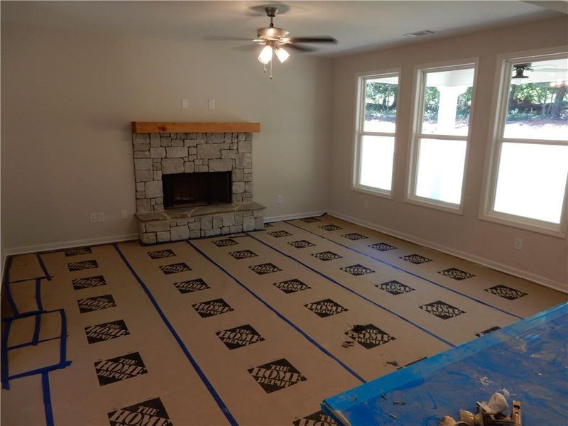 In-progress construction of a new home in , Demorest, GA (Image 22).