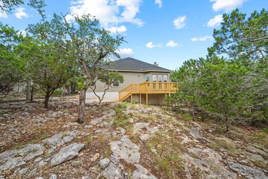 Exterior details and patio area of a home in , Wimberley (Image 17). Exterior details and patio area of a home in , Wimberley (Image 17).