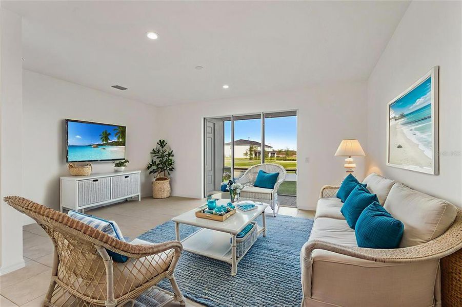Furnished interior view inside a new home in , Bradenton (Image 19).