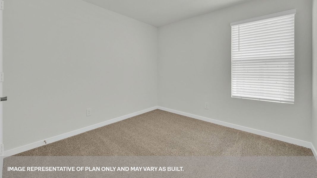 Representative unfurnished interior of a home built from the The Caroline by D.R. Horton in Mayfair, New Braunfels (Image 17).