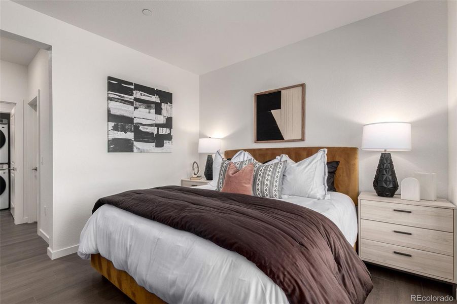 Furnished interior view inside a new home in Gateway Commons, Denver (Image 10).