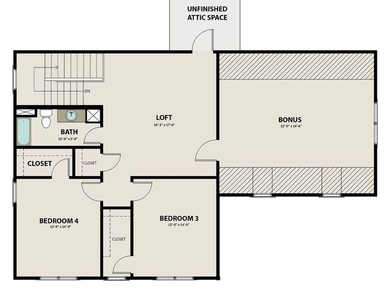 2D floor plan layout of this home in Shelton Square, Murfreesboro, TN (Image 6). 2D floor plan layout of this home in Shelton Square, Murfreesboro, TN (Image 6).