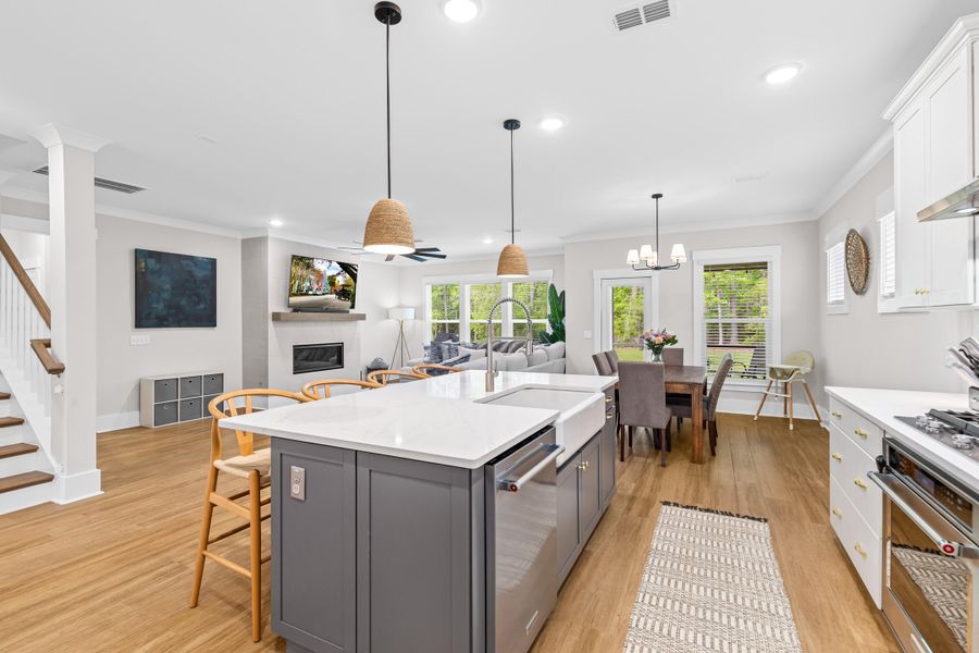 Furnished interior view inside a new home in , Johns Island (Image 5).