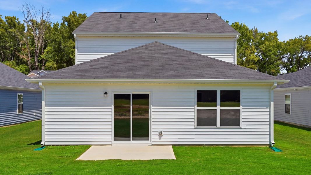 Exterior details and patio area of a home in Carter Ridge, Greenville (Image 21).