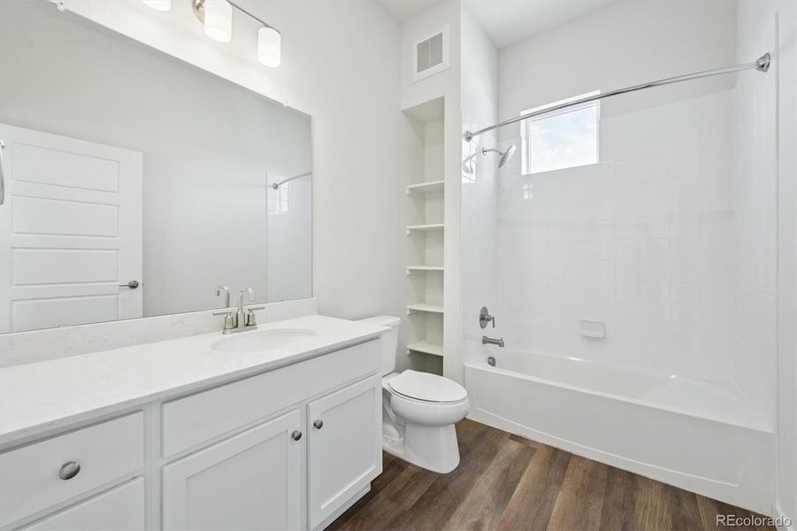 Furnished interior view inside a new home in Condo Collection at Grand Vue at Interlocken, Broomfield (Image 4).