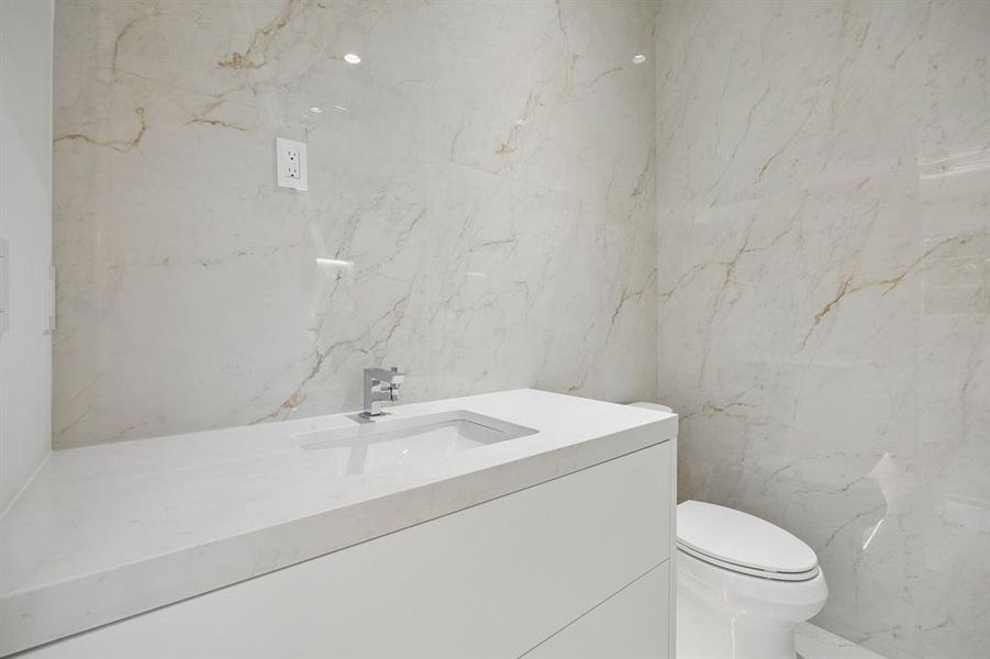 Close-up of interior finishes inside a home in , Westlake (Image 21).