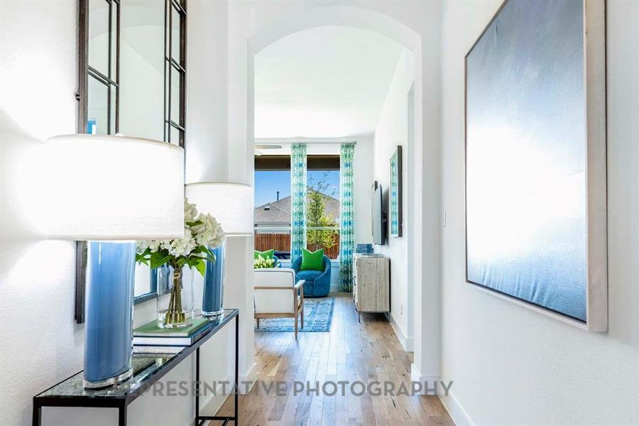 Furnished interior view inside a new home in , Royse City (Image 7). Furnished interior view inside a new home in , Royse City (Image 7).