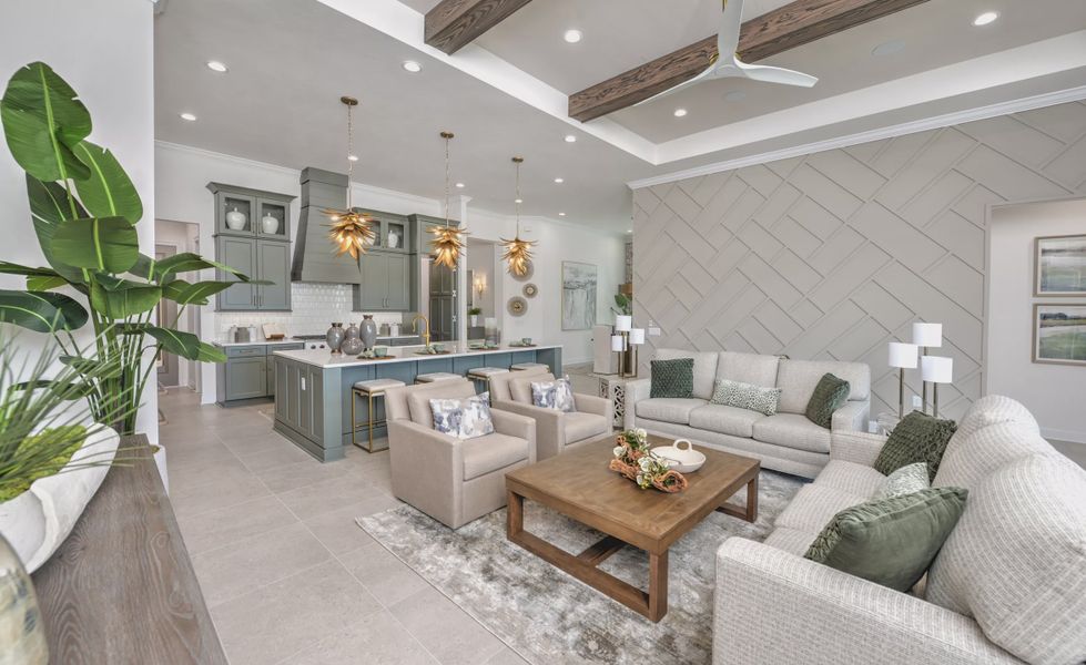 Furnished interior view inside a new home in Oakmont, Gainesville (Image 18).