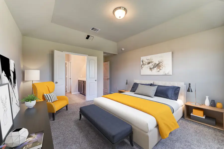 Furnished interior view inside a new home in Laurel Landing, Alvin (Image 3).