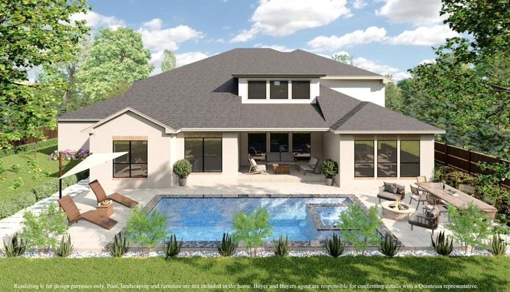 Artist Rendering of Backyard