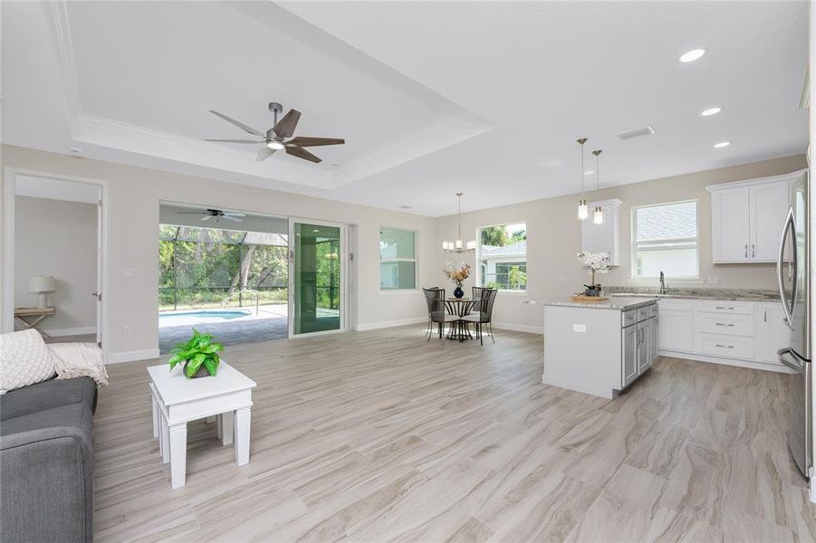 Furnished interior view inside a new home in , Rotonda West (Image 15). Furnished interior view inside a new home in , Rotonda West (Image 15).