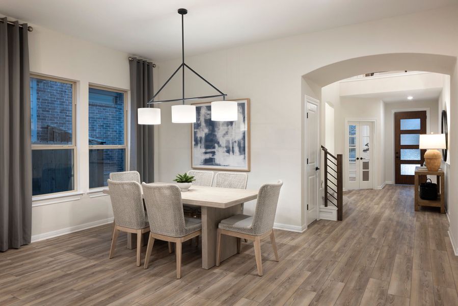 Furnished interior view inside a new home in Crescent Bluff, Georgetown (Image 5).
