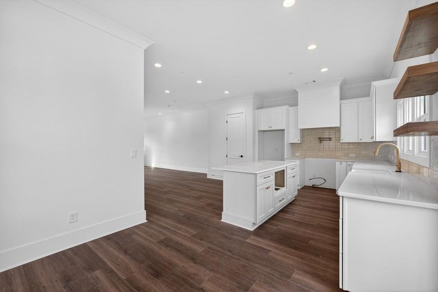 Furnished interior view inside a new home in Skyview On Broad, Sugar Hill (Image 7).