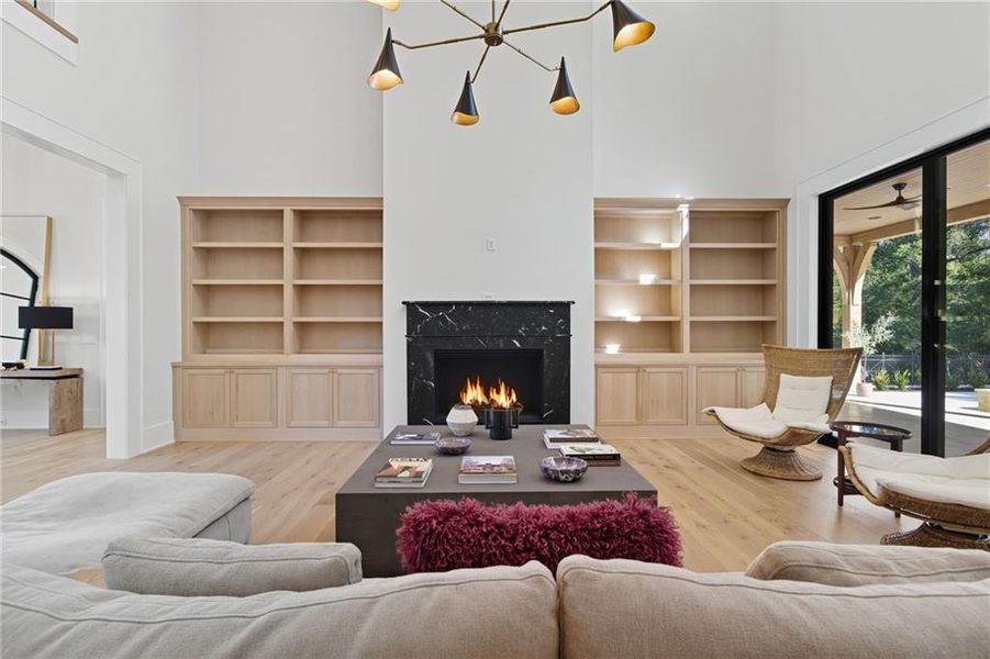 Furnished interior view inside a new home in Crossroads, Alpharetta (Image 51).