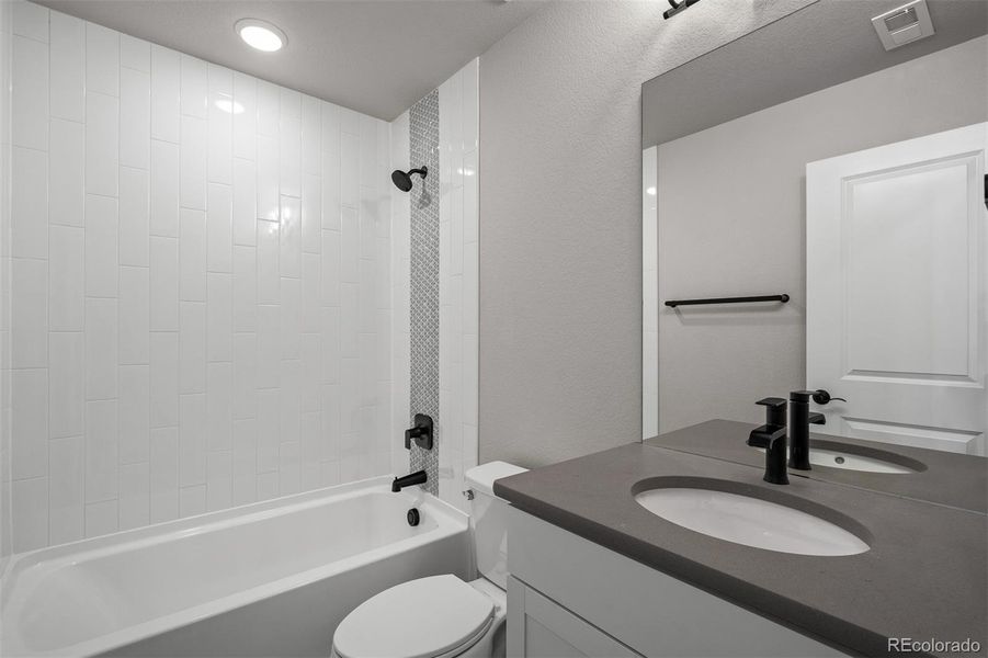 Furnished interior view inside a new home in Revel Crossing at Wolf Ranch – The Ascent Collection, Colorado Springs (Image 10).