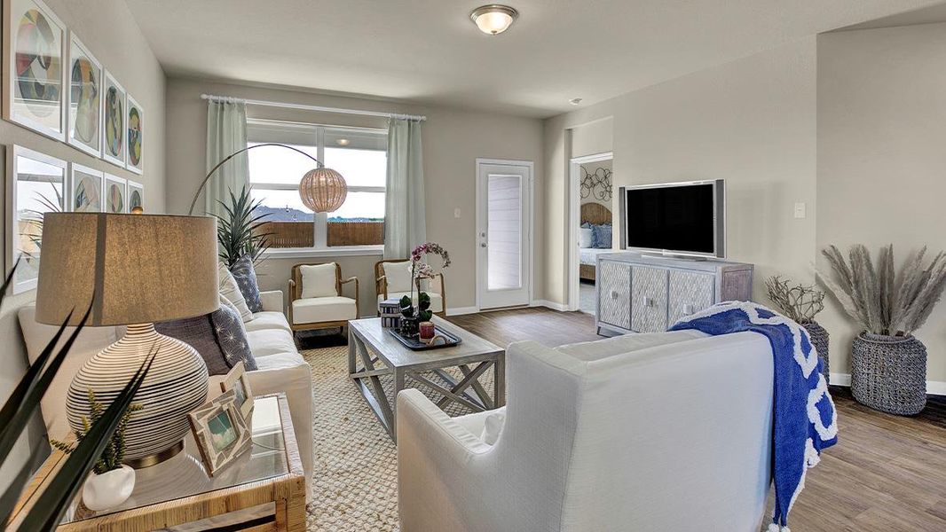 Furnished interior view inside a new home in Southgrove, Kyle (Image 13). Furnished interior view inside a new home in Southgrove, Kyle (Image 13).