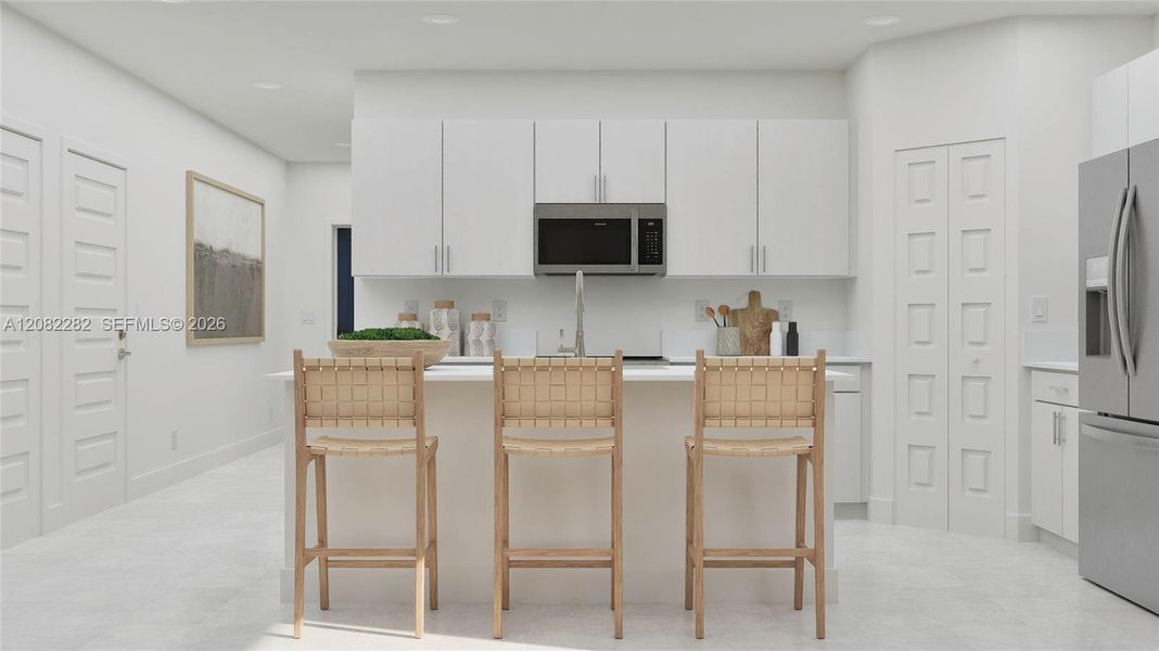 Furnished interior view inside a new home in Verdana Grove, Miami (Image 4).