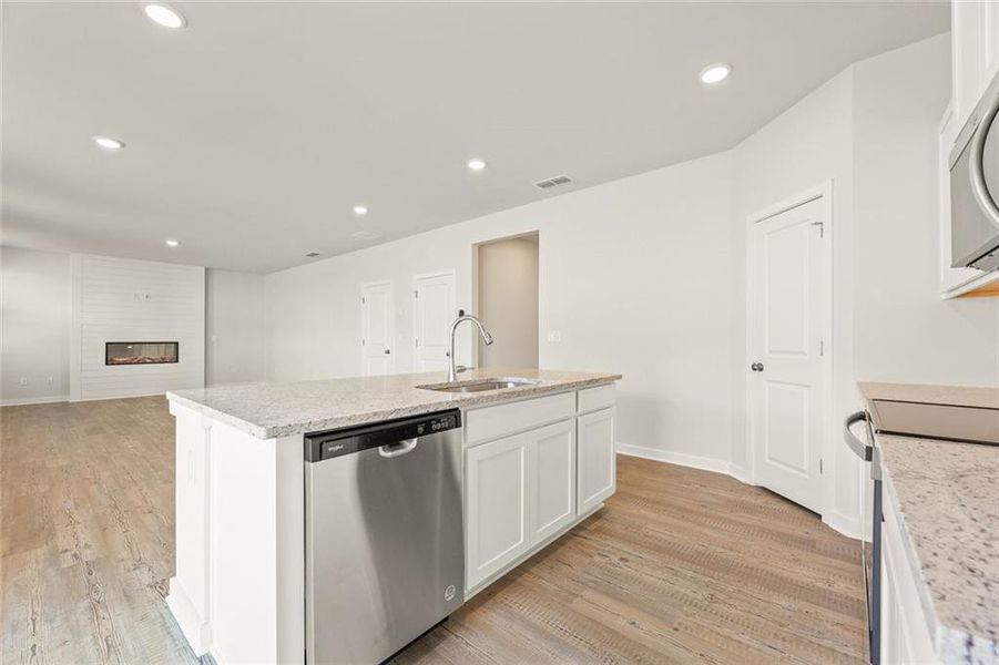 Furnished interior view inside a new home in Belleview Manor, Fairburn (Image 5).