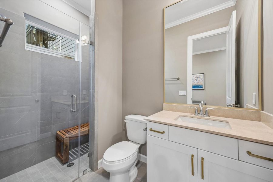 Furnished interior view inside a new home in , Houston (Image 9).