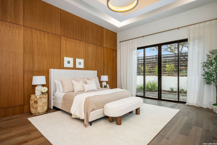 Furnished interior view inside a new home in , San Antonio (Image 45).