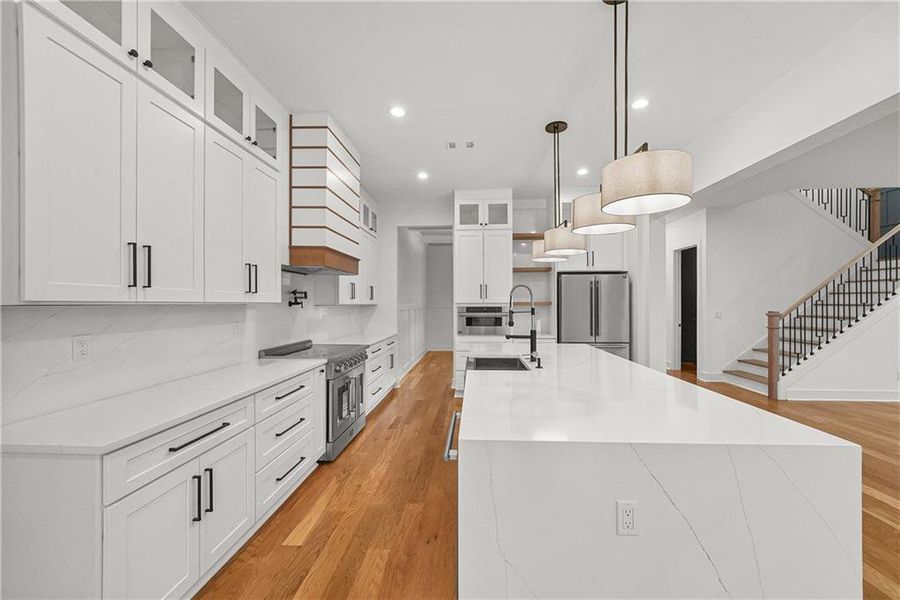 Furnished interior view inside a new home in , Hoschton (Image 13).