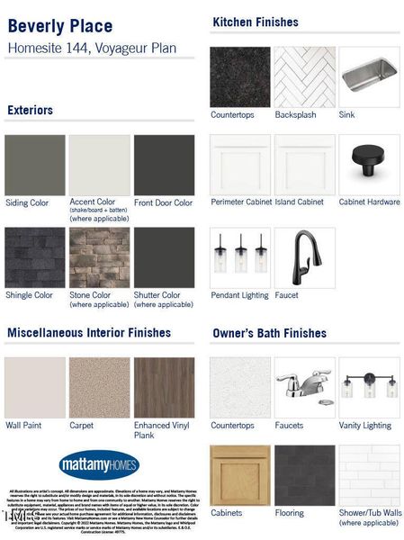 Exterior and Interior Selections