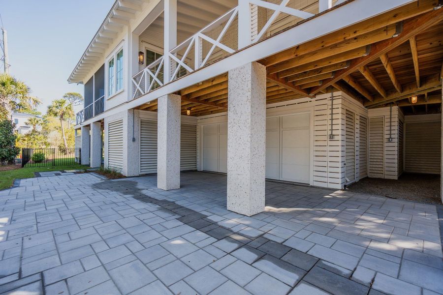 Exterior details and patio area of a home in , Folly Beach (Image 55).