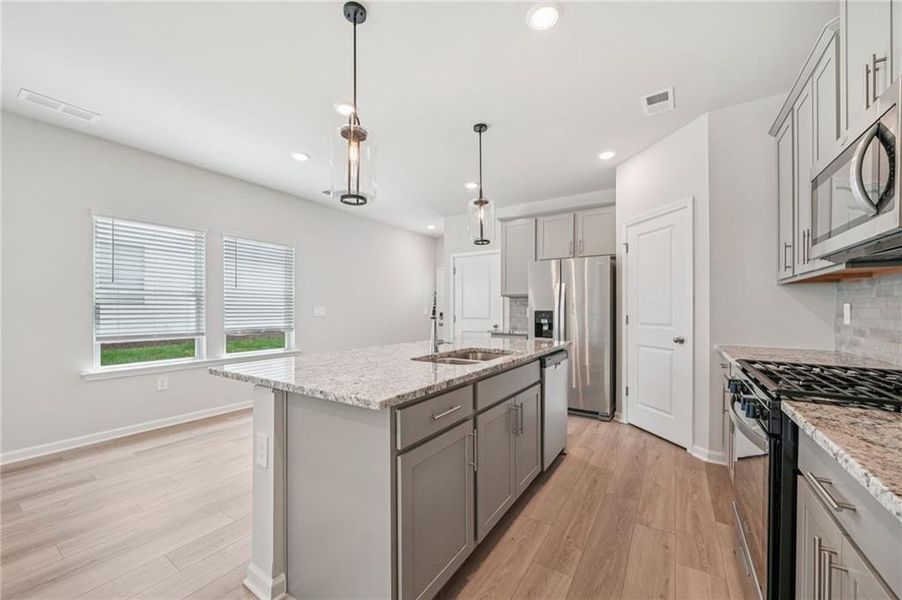 Furnished interior view inside a new home in , Conyers (Image 5).