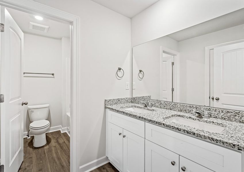 Furnished interior in a model home at Carter's Retreat in Lebanon (Image 6). Furnished interior in a model home at Carter's Retreat in Lebanon (Image 6).